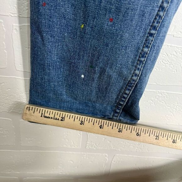 Serenade men’s Jeans size 36 skinny jeans paint splatter - Picture 9 of 16